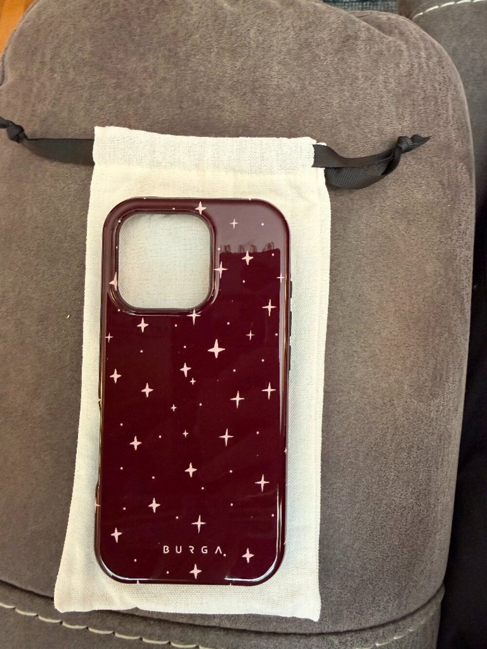 BURGA iPhone 16 Pro phone case and magnetic ring holder